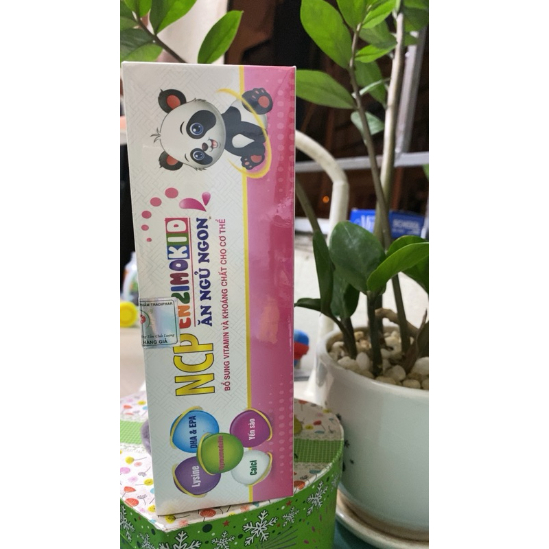 Siro Yến Sào Ăn Ngon Ngủ Tốt ENZIMOKID NCP Giúp Bé Tăng Cân Tự Nhiên - Hộp 20 Ống