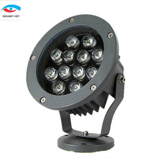 Đèn led chiếu cây w mắt việt mv-chc1201 220v trắng vàng xanh lá xanh dương đổi mầu bảo hành 2 năm