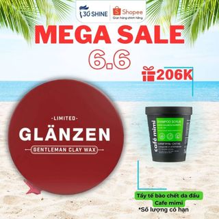 Sáp Vuốt Tóc Nam Glanzen Cao Cấp 60g (30Shine phân phối)