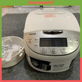 Nồi cơm điện tử Toshiba 1.8 lít RC-18DH2PV(W) ( Hàng trưng bày), Công suất 760W, Bảo hành 12 tháng