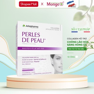 Nước uống Collagen giúp chống lão hóa, sáng hồng da từ Tảo nâu Arkopharma 10 ống/hộp