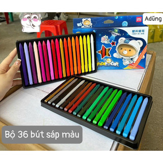 Bộ bút sáp màu hữu cơ 36 màu hãng deli 🌸 tuyển sỉ🌸