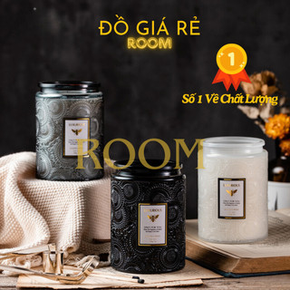 Nến thơm phòng không khói sáp đậu nành tự nhiên room cao cấp organic 450gr giúp dễ ngủ,thư giãn decor trang trí đẹp mắt