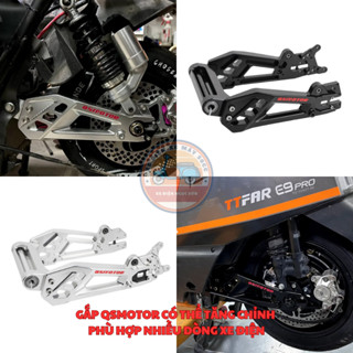 Gắp QSMOTOR CNC có thể tăng chỉnh đầu trục dành cho các dòng xe máy điện (tặng kèm pát heo 2 piston)