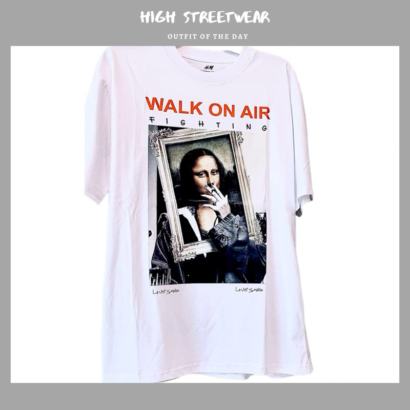 Tay lỡ form rộng trắng WALK ON AIR
