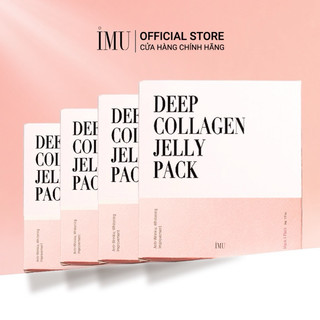 Combo 4 Hộp Mặt Nạ Thach Collagen Thủy Phân Hàn Quốc iMU Jelly Mask Cấp Ẩm Chống Lão Hóa
