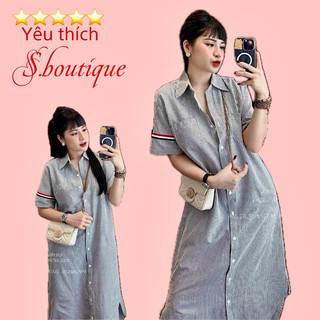 Váy Sơ Mi S.BOUTIQUE vạt thom from xuông