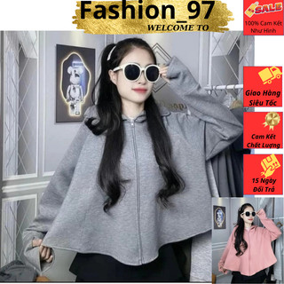 Áo chống nắng nữ cánh dơi nữ croptop mũ vành rộng khóa kéo chùm kín mặt chất umi cotton cao cấp chống tia UV mẫu mới