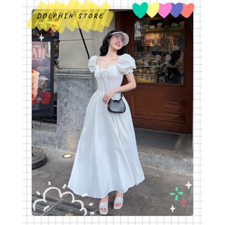 [DOLPHIN BIGSIZE] - Đầm dài bigsize - Đầm đen dài bigsize - Đầm trắng dài bigsize