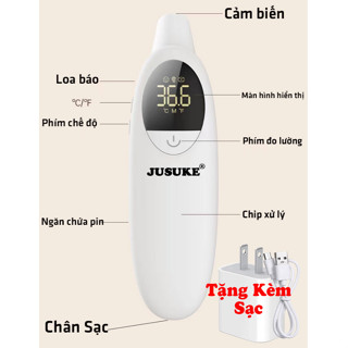 Nhiệt kế hồng ngoại JUSUKE 3 chế độ đo nhanh chóng tiện lợi chính xác bảo hành 1 năm