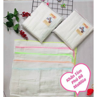 Khăn tắm Marigo 4 lớp, 6 lớp hàng đẹp KT:90x95cm