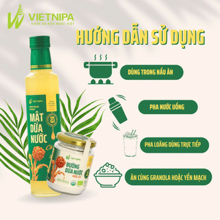 Mật dừa nước cô đặc hữu cơ VIETNIPA (150g & 375g )