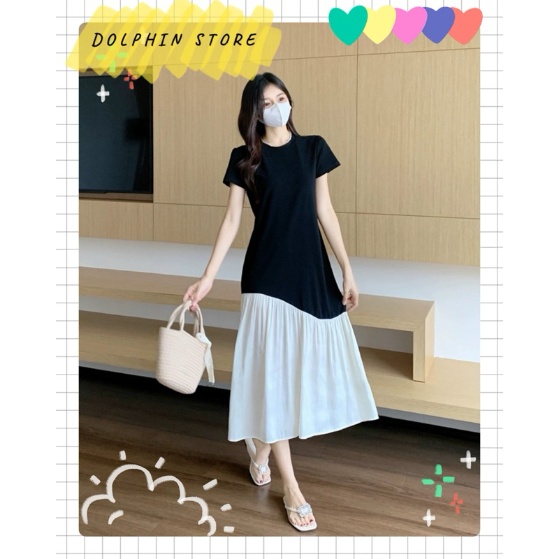 [DOLPHIN BIGSIZE] - Đầm suông bigsize - Đầm dài bigsize