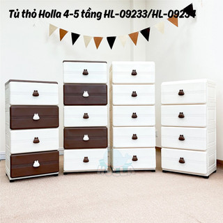 Tủ thỏ Holla, tủ quần áo cho bé trai bé gái 4 tầng - 5 tầng