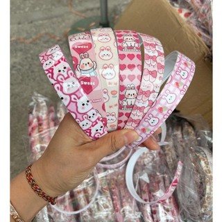 Cài tóc nhựa, bờm tóc gấu dâu Lotso cho bé, cài giữ tóc cho nam nữ