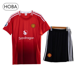 Bộ quần áo bóng đá đồ đá banh clb mu man united đỏ 2024 2025 vải thun lạnh logo thêu mk