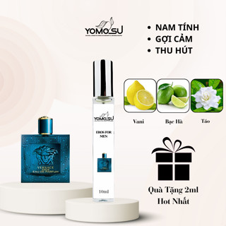   HÀNG CHÍNH HÃNG  Nước Hoa Nam Eros For Men Tính Lôi Cuốn Hút Dung tích 10ml 20ml 