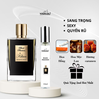  Nước Hoa Unisex Kilian Black Phantom - Memento Mori Sang Trọng, Quyến Rũ, Sexy 10ml - YOMOSU Perfume