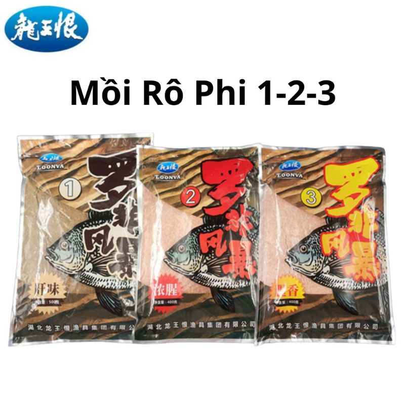 Mồi Câu LOONVA Rô Phi Số 1-2-3