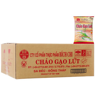 Thùng 50 gói cháo gạo lứt bích chi 50g