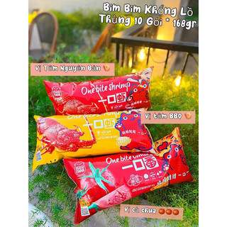 BIM BIM KHỔNG LỒ vị CÀ CHUA TÔM HÙM CỰC NGON GÓI 168G