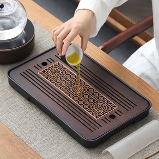 Khay ấm chén, khay ấm trà, khay ấm chén bằng gỗ, khay ấm trà cao cấp, khay ấm chén bằng tre Decor