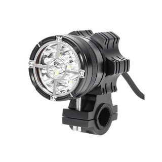 Đèn Trợ Sáng L6 Moto-wolf Gắn Xe Máy 12V [ Chân Kẹp ]
