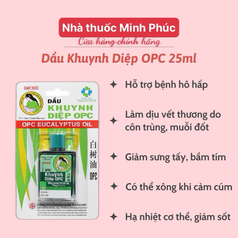 [CHÍNH HÃNG OPC] Dầu khuynh diệp OPC cho bé
