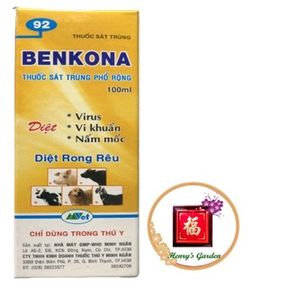Sát trùng benkona - sát trùng phổ rộng - #104a# 100ml