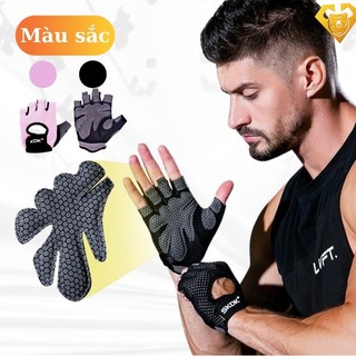 Găng tay tập Gym, đi phượt, chống nắng cho nam và nữ Sport SKDK 443 chính hãng