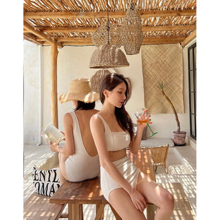 Bikini 1 mảnh/2 mảnh cổ vuông basic