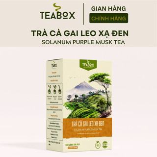 Trà Cà Gai Leo Xạ Đen Túi Lọc Mát Gan, Giải Độc Gan Hộp 30 x 3G Túi Lọc Teabox