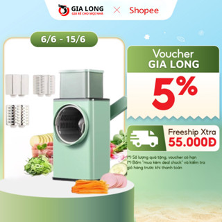 Dụng Cụ Thái Rau Củ Quả Đa Năng 4IN1 VEGETABLE CUTTER - Máy Cắt Máy Bào Củ Quả Đa Năng Cỡ Lớn - X41