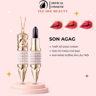 Thỏi son 3 màu , dưỡng ẩm siêu lì, son kim cương, son 6 màu, son nữ hoàng , hoàng hậu, lâu trôi, mềm mại