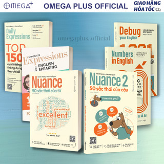 Lẻ/combo sách: nuance 50 sắc thái của từ +nuance 2 50 sắc thái của câu +top 1500 +1001 lỗi t.a +1 ngày 5 cụm+cách nói số