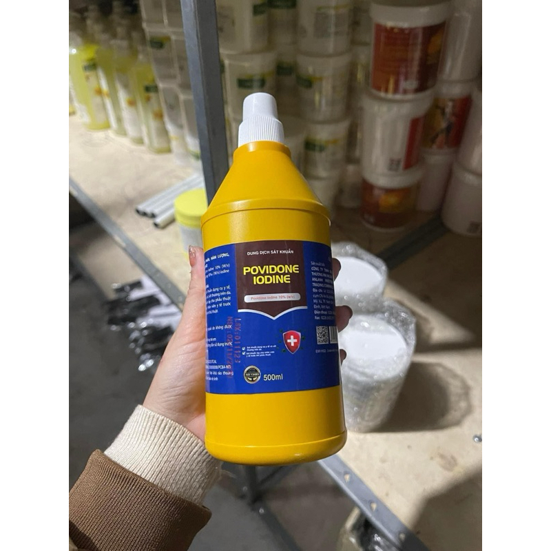 Dung dịch sát khuẩn cồn đỏ chai 500ml