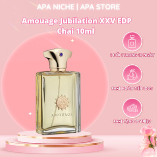 Nước hoa nam 𝗔𝗺𝗼𝘂𝗮𝗴𝗲 Jubilation XXV EDP chai 10ml Apa Store