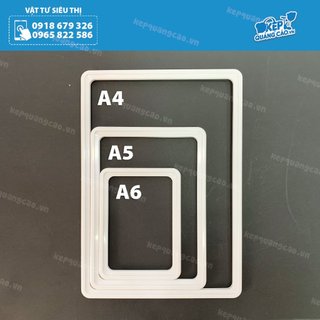 Khung bảng giá siêu thị A3, A4, A5, A6, bảng giá siêu thị kèm tấm PVC (KHÔNG BAO GỒM KẸP SIÊU THỊ) hị)