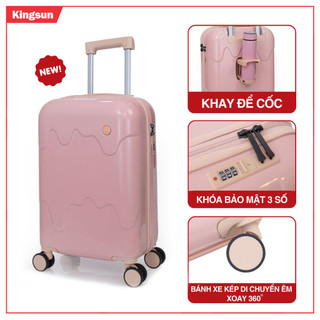 Vali cao cấp vali kem ks 008 size 20/24inch vali kéo bảo hành 5 năm