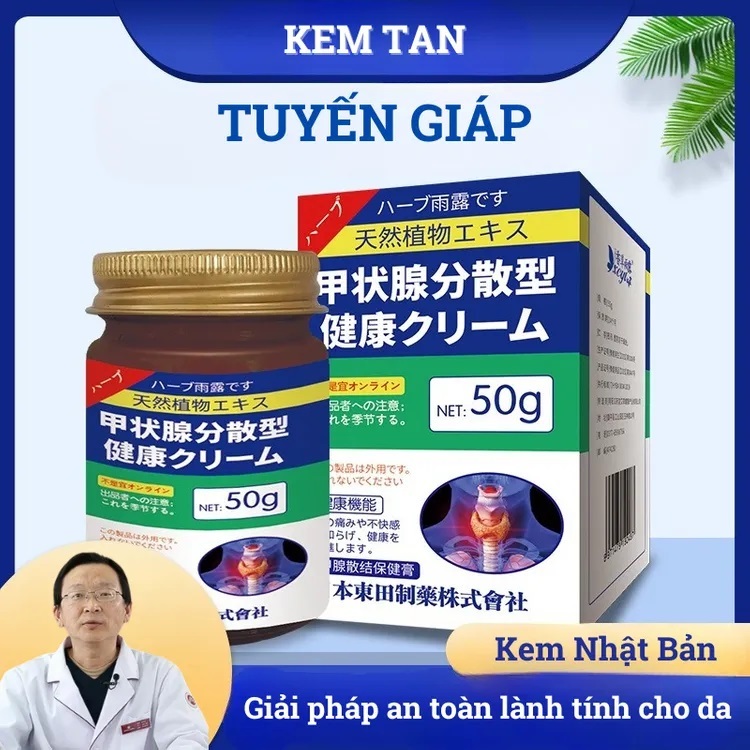 Kem Tan Rã Tuyến Giáp U Bứu Senjoko Nhật Bản 50g - Kem Thảo Dược Tan Rã U Bứu, Cường Giáp, Bứu Cổ Nhật Bản