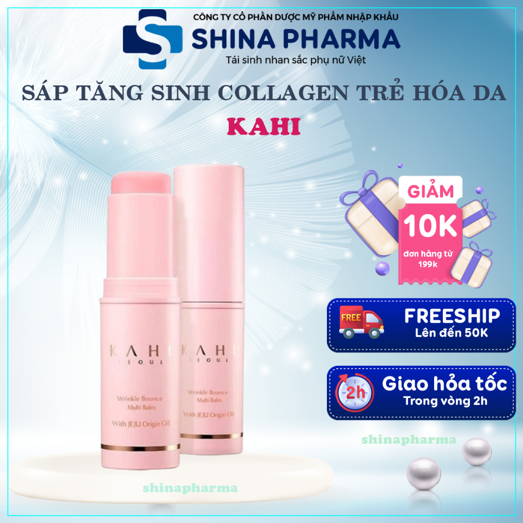 Sáp Lăn KAHI Tăng Sinh Collagen Kahi - KAHI Thanh Lăn Trẻ Hoá, Tăng Độ Đàn Hồi Giảm Nếp Nhăn, Dưỡng Da Tươi Trẻ
