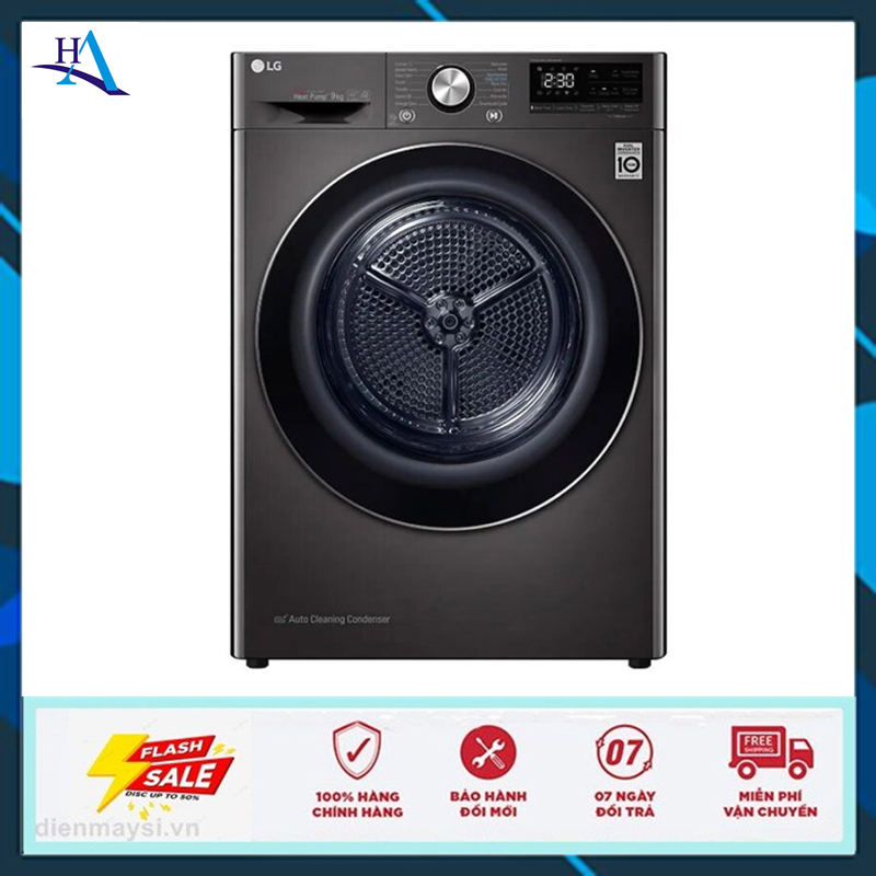 Máy sấy LG 9 Kg DVHP09B (Miễn phí giao tại HCM-ngoài tỉnh liên hệ shop)