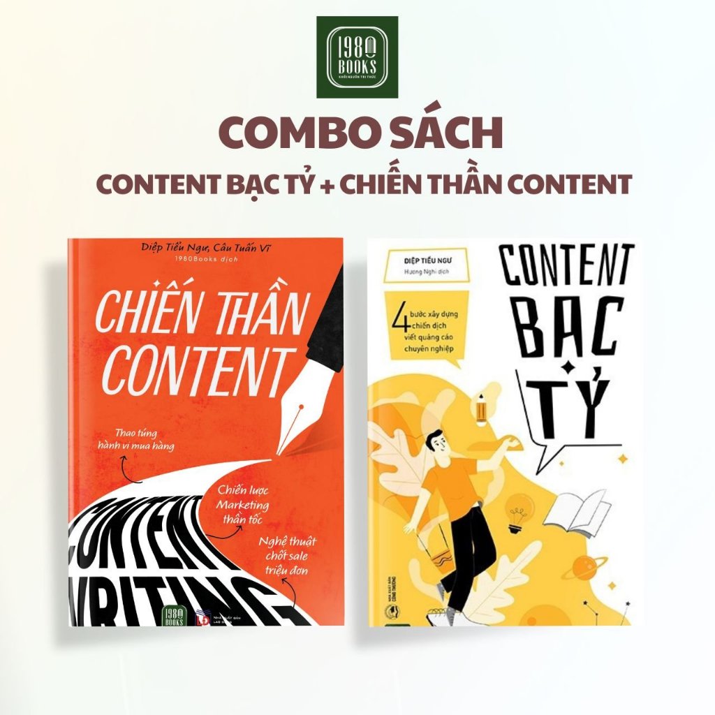 Sách - Combo Content Bạc Tỷ + Chiến Thần Content