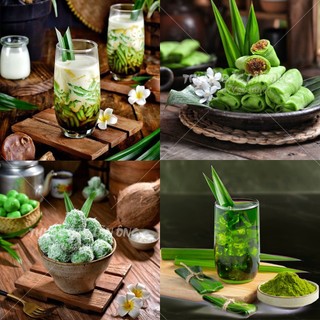 Lá nếp sấy lạnh 200g (lá dứa, lá thơm, tạo hương vị cho món ăn)