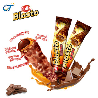 Combo 2 Bánh quế Fullo Blasto (Bánh quế sô-cô-la + bánh quế sô-cô-la dâu)
