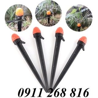 Cây cắm tưới gốc 8 tia điều chỉnh lưu lượng và bán kính tưới gốc cây, chậu cây bec tưới hoa cây cảnh cắm gốc
