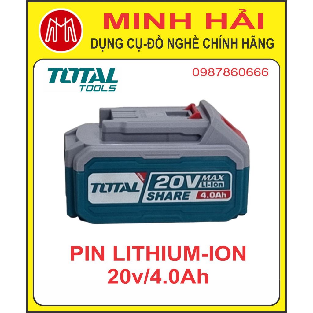 Pin Lithium - ion 20V/4Ah Total TFBLI2002