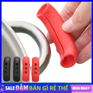Set 2 Vỏ Bọc Quai Nồi Silicon Chất Liệu Dày Dặn, Dẻo Dai Cách Nhiệt Giúp Chống Bỏng Tiện Dụng