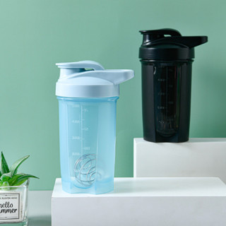 Bình nước thể thao có con lắc lò xo hỗ trợ pha chế bình nước tập gym tiện lợi