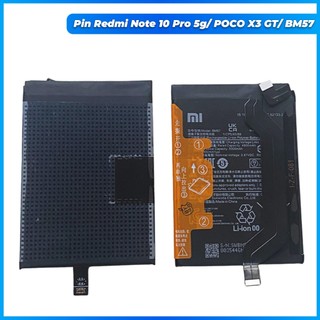 Pin xiaomi redmi note 10 pro 5g, poco x3 gt, mã pin bm57